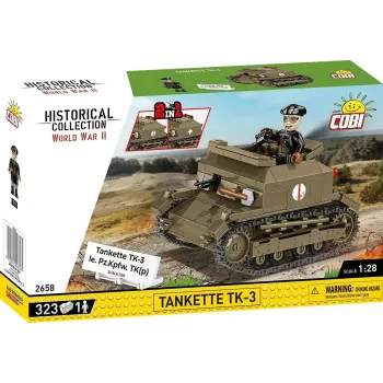 Cobi Blocks Tankette TK-3 konstruktors — 323 detaļas
