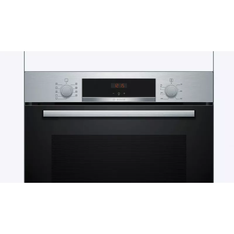Bosch Serie 4 HBA534ES3 cepeškrāsns 71 L 3400 W Melna, Nerūsējošais tērauds