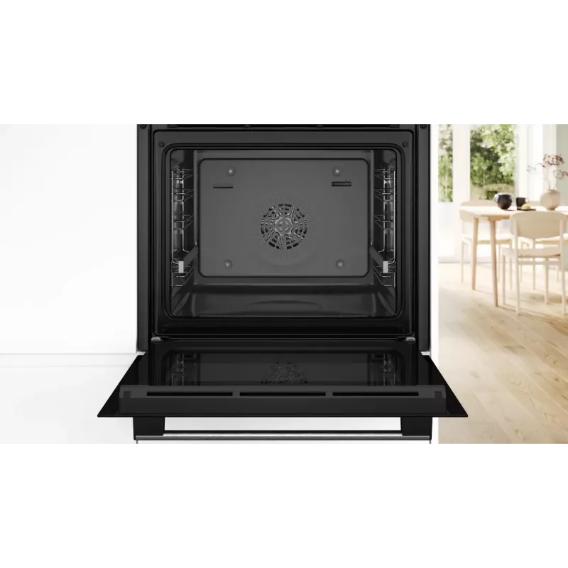 Bosch Serie 4 HBA534ES3 cepeškrāsns 71 L 3400 W Melna, Nerūsējošais tērauds