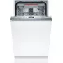 Iebūvējamā trauku mazgājamā mašīna Bosch Serie 4 SPV4HMX49E — šaurā 45 cm, 10 komplekti, 44 dB, 6 programmas