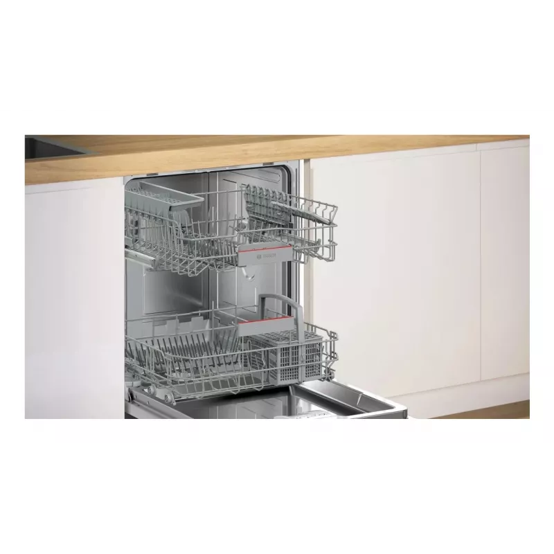 Iebūvējamā trauku mazgājamā mašīna Bosch SMV4ETX08E — 13 komplekti, 44 dB, pilna izmēra 60 cm, energoefektivitātes klase B