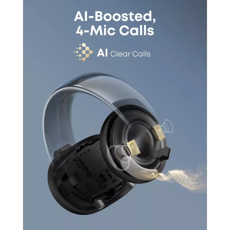 ANKER Soundcore Aeroclip Bezvadu Austiņas - Melnas