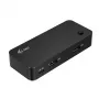 i-tec Universālais KVM HUB 2x USB-C 2x USB-A 3.0 5000 Mbit/s Melns