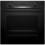 Iebūvējamā elektriskā cepeškrāsns Bosch Serie 4 HBA514BB3 — 71 L, hidrolītiskā tīrīšana, skārienvadība, A+
