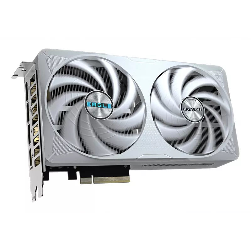 GIGABYTE GeForce RTX 5060 Ti EAGLE OC ICE 16G Grafiskā karte - 16GB GDDR7, 128 bitu, PCI-E 5.0, 2617 MHz kodola pulkstenis, 3 x DisplayPort, 1 x HDMI, GV-N506TEAGLEOC ICE-16GD