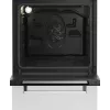 Brīvi stāvoša gāzes-elektriskā plīts BEKO FSE52323DWD, 4 degļu virsma, 60 cm, 55 L cepeškrāsns, energoklase A