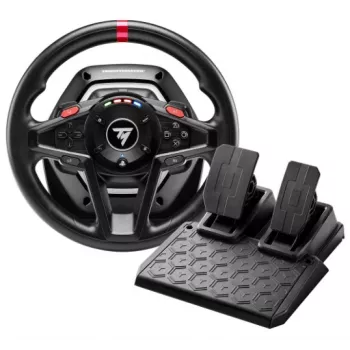 Thrustmaster T128-P Melns USB stūre + Pedāļi Analogs PC, PlayStation 4, PlayStation 5