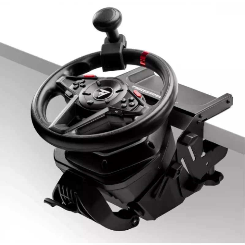 Thrustmaster T128-P Melns USB stūre + Pedāļi Analogs PC, PlayStation 4, PlayStation 5
