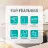 Gorenje Indukcijas plīts virsma GI8432BSCWF, Melna, Iebūvējama, 60 cm, Zonu indukcijas plīts, Keramikas stikls, 4 zona(-as)
