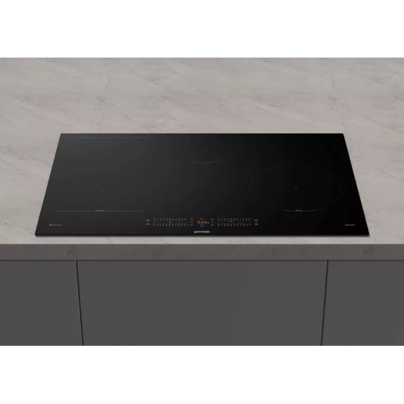 Gorenje Indukcijas plīts virsma GI8432BSCWF, Melna, Iebūvējama, 60 cm, Zonu indukcijas plīts, Keramikas stikls, 4 zona(-as)