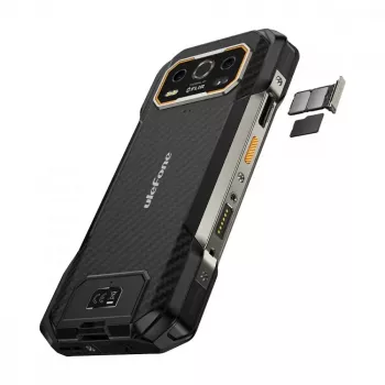 Viedtālrunis UleFone Armor 27T 6.58 collu 12GB RAM 256GB Melns, Energoefektivitātes klase A