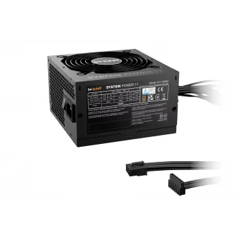 be quiet! System Power 11 650W barošanas bloks 20+4 kontaktu ATX ATX Melns