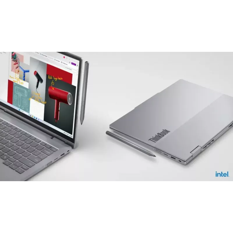Pārvēršamais klēpjdators Lenovo ThinkBook 14 G5 2in1 14,0 collu Ultra 5 225U 16GB 512GB INT W11Pro Touch Luna Grey