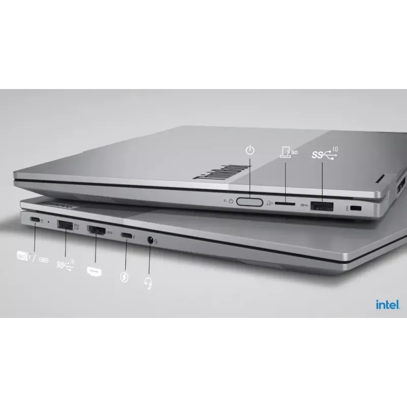 Pārvēršamais klēpjdators Lenovo ThinkBook 14 G5 2in1 14,0 collu Ultra 5 225U 16GB 512GB INT W11Pro Touch Luna Grey
