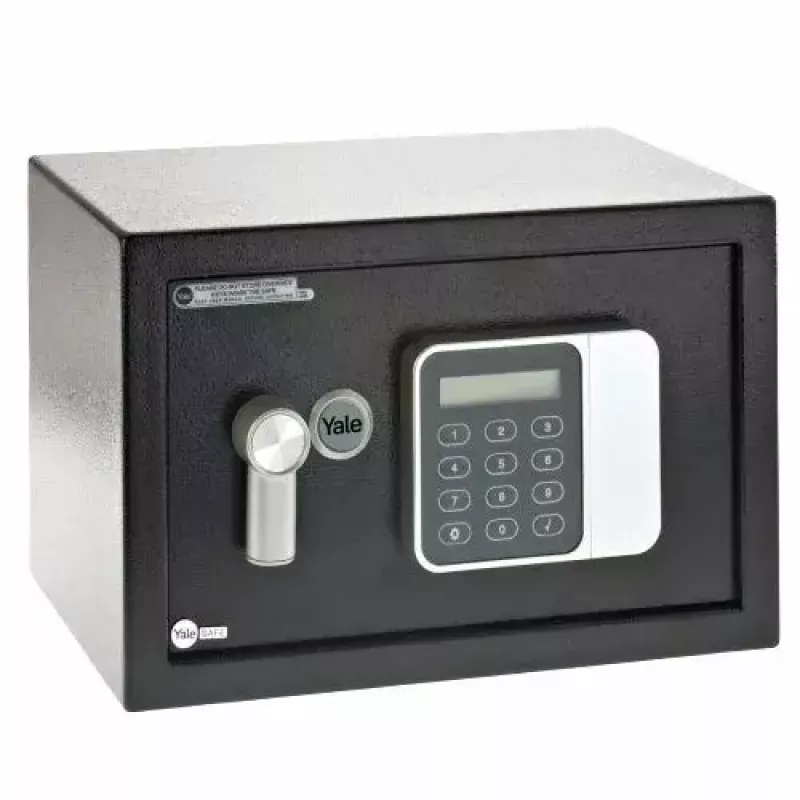Brīvi stāvošs seifs Yale YSG/250/DB2 — Tērauds, kombinācijas slēdzene, 16 L, Melns, Grīdas/sienas montāža