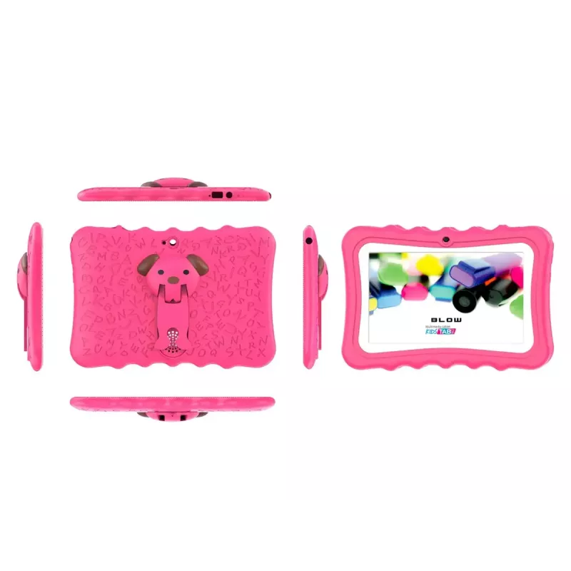 BLOW KidsTAB7 V2 7 collu IPS HD planšetdators, Android 14, Allwinner A133 1.5GHz, 4GB RAM, 32GB, Rozā