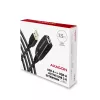 Axagon ADR-207 USB aktīvais pagarinātāja kabelis 7.5 m USB 2.0 Melns