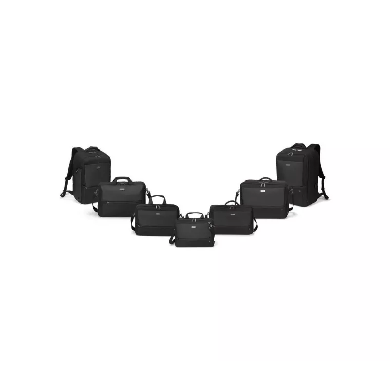 DICOTA D32162-RPET mugursoma - 14-16in piezīmjdatoram - Melna / 900d Pārstrādāts PET Poliesters