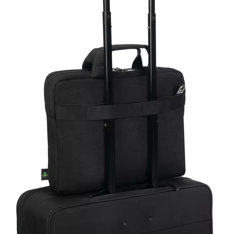 Briefa soma DICOTA D32172-RPET 14 collu Melna ar plecu siksnu