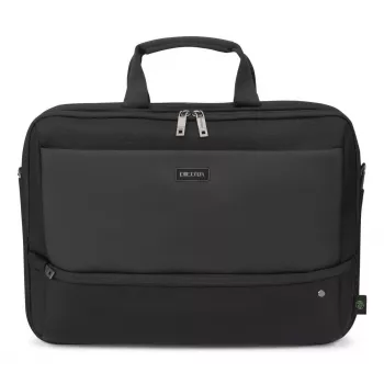 DICOTA Top Traveller Five portfelis klēpjdatoriem 12-14 inch - Melns / 900d pārstrādāts PET poliesters