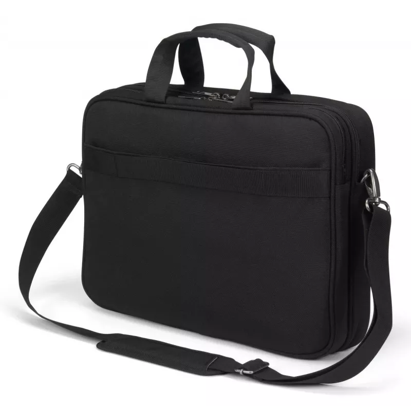 DICOTA Top Traveller Five portfelis klēpjdatoriem 12-14 inch - Melns / 900d pārstrādāts PET poliesters