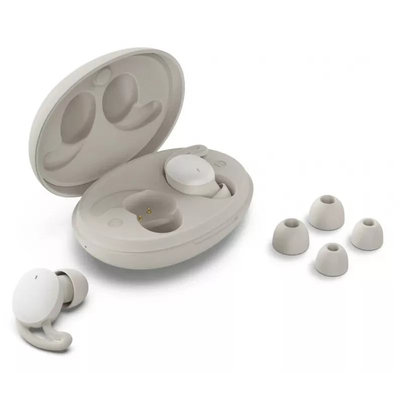 Hama Spirit Calm TWS austiņas, iekšauss, zvaniem/mūzikai, Bluetooth, bēšs/balts