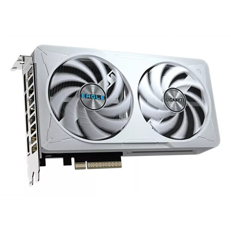 GIGABYTE GeForce RTX 5060 EAGLE OC ICE 8G videokarte - 8GB GDDR7, 128 bit, PCI-E 5.0, 2550 MHz kodola frekvence, 3 x DisplayPort, 1 x HDMI, GV-N5060EAGLEOC ICE-8GD