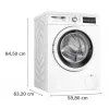 Veļas mazgājamā mašīna Bosch WUU28T10PL, priekšējā ielāde, 9 kg, 1400 apgr./min, A energoklase