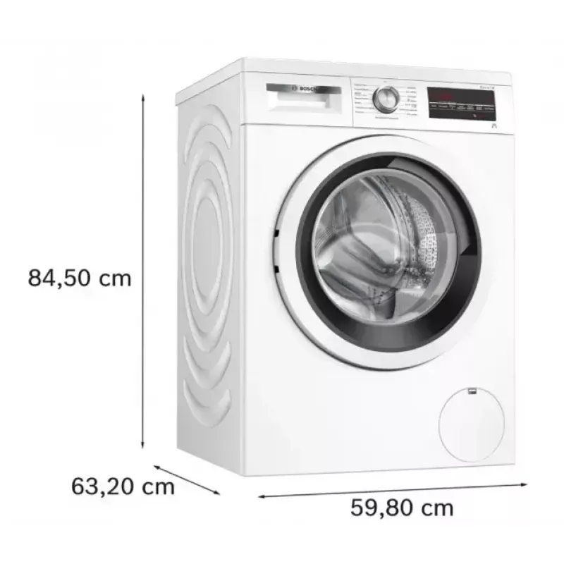 Veļas mazgājamā mašīna Bosch WUU28T10PL, priekšējā ielāde, 9 kg, 1400 apgr./min, A energoklase