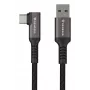 GENESIS NVC-2221 USB kabelis USB 3.2 Gen 1 (3.1 Gen 1) 5 m USB A USB C Melns, Pelēks