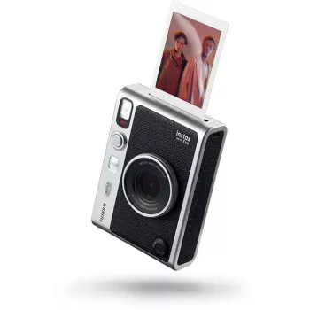 Fujifilm Instax mini Evo hibrīda momentkamera, 1/5 collu CMOS, 2560 x 1920 pikseļi, 62 x 46 mm, melna