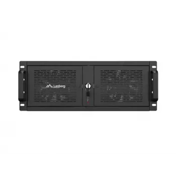 Rack korpuss Lanberg SC01-5204-12B 4U Melns 5 Ventilatori