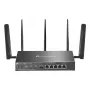 TP-Link ER706WP-4G bezvadu maršrutētājs Gigabit Ethernet divjoslu (2.4 GHz / 5 GHz) Melns