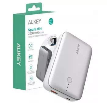 Pārnēsājams barošanas bloks Aukey PB-Y57 Frozen White 2000mAh