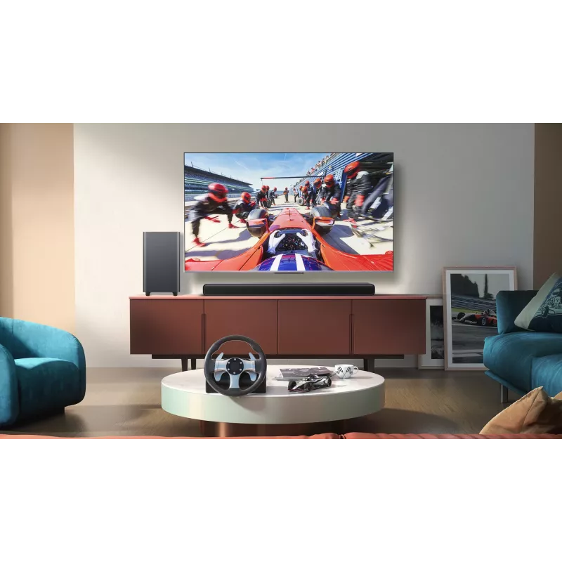 TCL S S55H 2.1 kanālu skaņas josla ar Dolby Atmos, bezvadu zemfrekvences skaļruni un Bluetooth