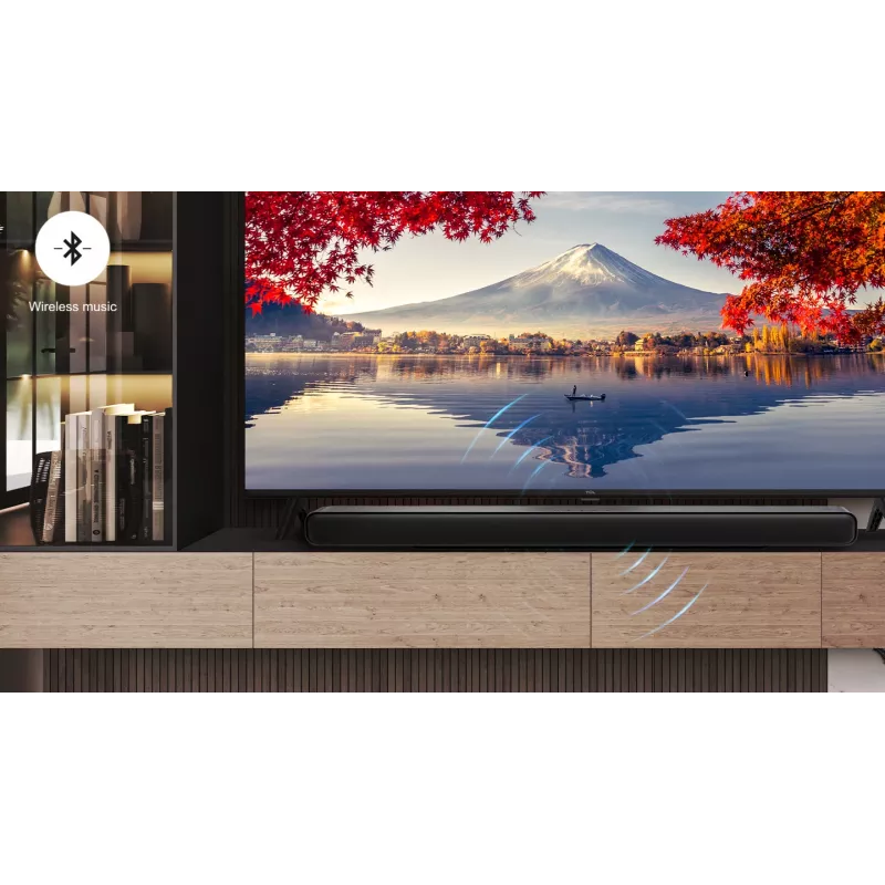 TCL S S55H 2.1 kanālu skaņas josla ar Dolby Atmos, bezvadu zemfrekvences skaļruni un Bluetooth