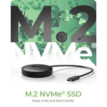 ICY BOX IB-1610MCD-C31 USB 3.2 Gen 2 (3.1 Gen 1) Type-C Melns