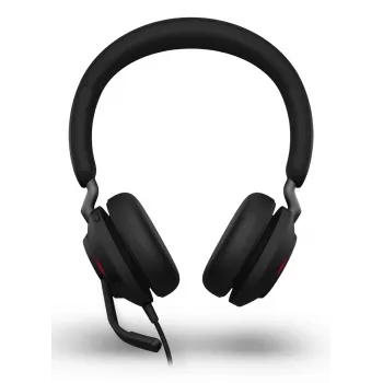 Jabra Evolve2 40 SE Austiņas ar vadu, zvanu/mūzikai, USB Type-C / USB Type-A, melnas