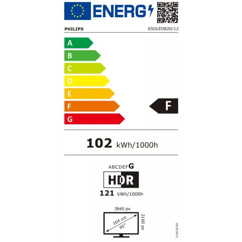 Philips 65OLED820/12 TV 165,1 cm (65 colli) 4K Ultra HD Smart TV Wi-Fi Melns