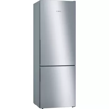 Ledusskapis-salvētava Bosch Serie 6 KGE49AICA, brīvstāvošs, nerūsējošais tērauds, 419 L (302 L ledusskapis / 117 L saldētava), A-augstums 2010 mm