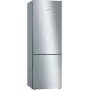 Ledusskapis-salvētava Bosch Serie 6 KGE49AICA, brīvstāvošs, nerūsējošais tērauds, 419 L (302 L ledusskapis / 117 L saldētava), A-augstums 2010 mm