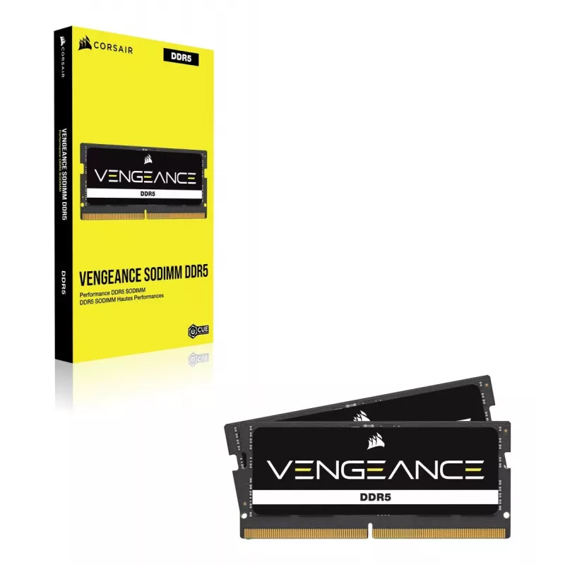 CORSAIR Vengeance 32GB DDR5 SoDIMM (2x16GB) 5600MHz CL48 1.1V