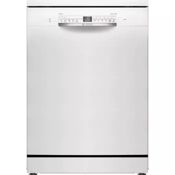 Brīvi stāvoša trauku mazgājamā mašīna Bosch Serie 2 SMS2ITW09E — 13 komplekti, 46 dB, 60 cm, siltummaiņa žāvēšana