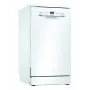 Brīvi stāvoša trauku mazgājamā mašīna Bosch SPS40E22EU, šaurā 45 cm, 9 trauku komplekti, 5 programmas, 48 dB, Balta