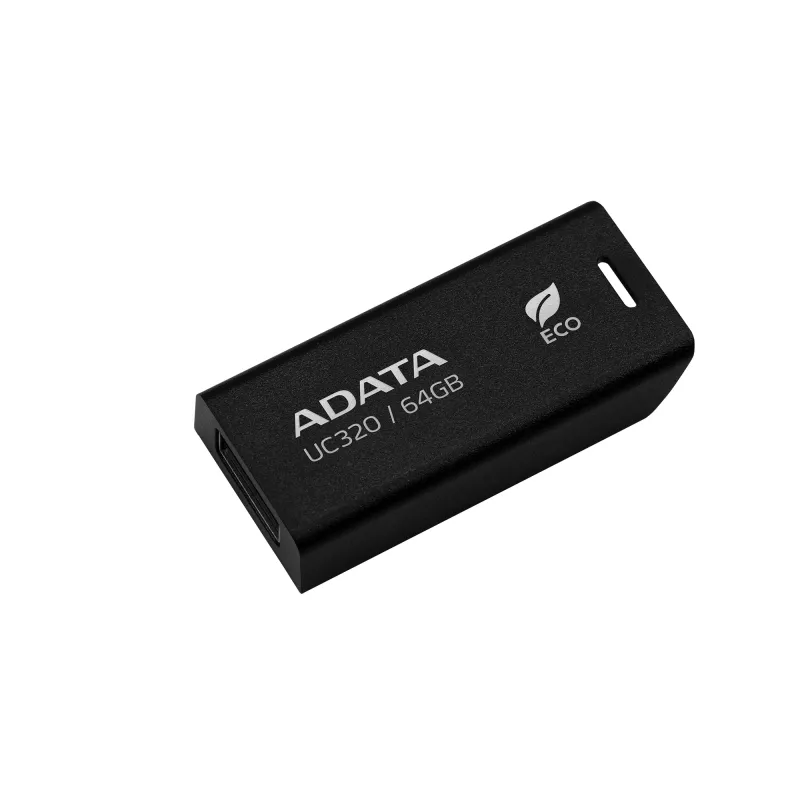 ADATA UC320 USB zibatmiņa 64 GB USB Type-A 3.2 Gen 1 Melna