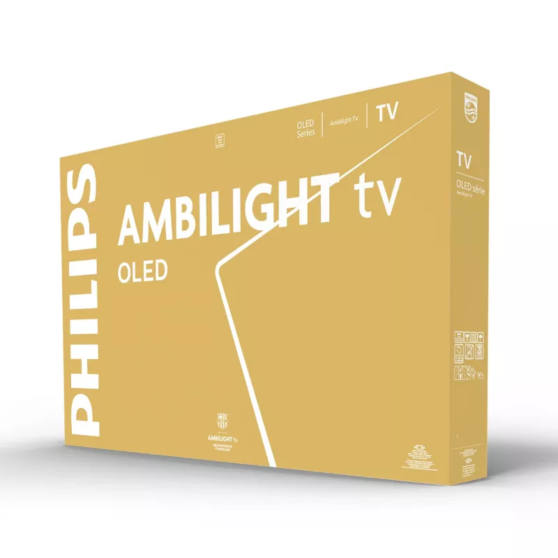 Philips 65OLED770 165,1 cm (65 collu) 4K Ultra HD OLED Smart TV Wi-Fi Melns