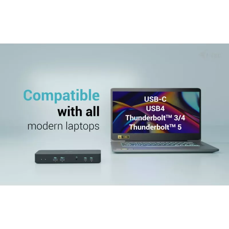 i-tec USB-C Inteliģentā Triple Display Docking stacija + 100 W barošana
