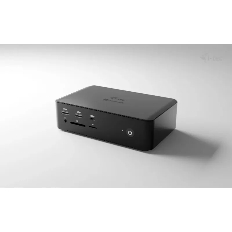 i-tec Thunderbolt5 Quattro Display Docking Station, 5x USB, 2.5 GLAN + Power Delivery 140W
