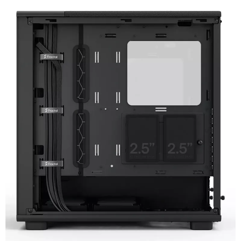 Korpusa Fractal Design Epoch Black TG RGB Light Tint Midi Tower Melns