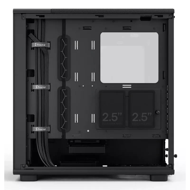 Korpusa Fractal Design Epoch Black TG RGB Light Tint Midi Tower Melns